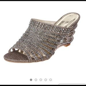 John Fashion rhinestone sandal.